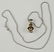 Ladies 14K Diamond Solitaire Pendant - 3
