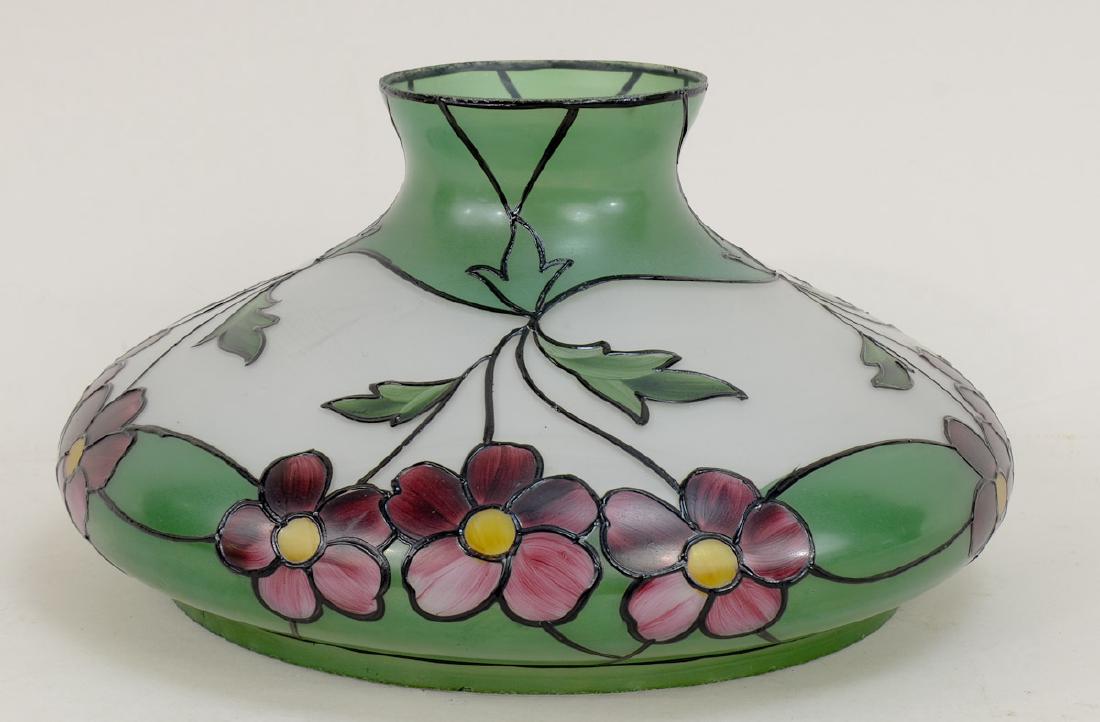 Handel Painted Glass Lamp Shade (1 of 3)