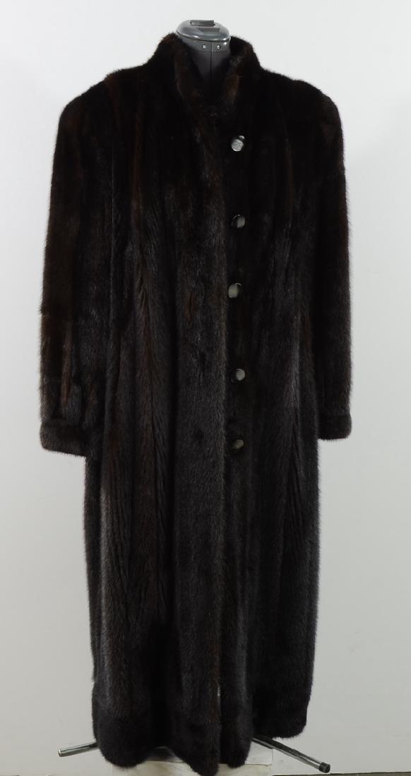 Ladies Full Length Mink Coat (1 of 3)