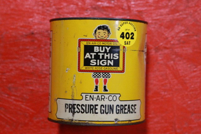 En-ar-co grease gun can: En-ar-co grease gun can