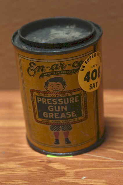En-ar-co grease gun can: En-ar-co grease gun can