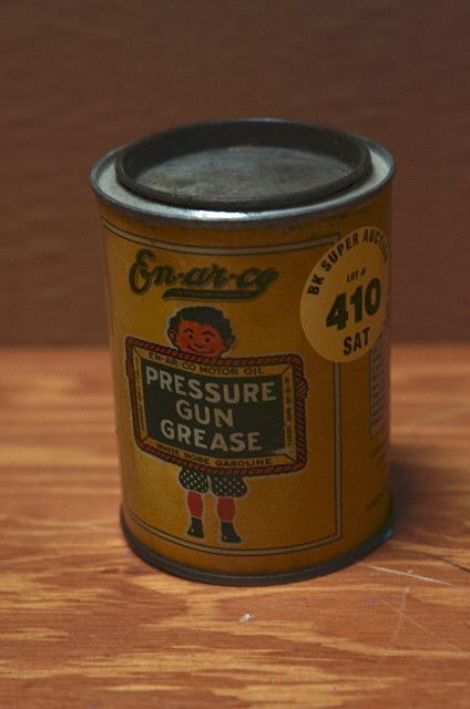 En-ar-co grease gun can: En-ar-co grease gun can