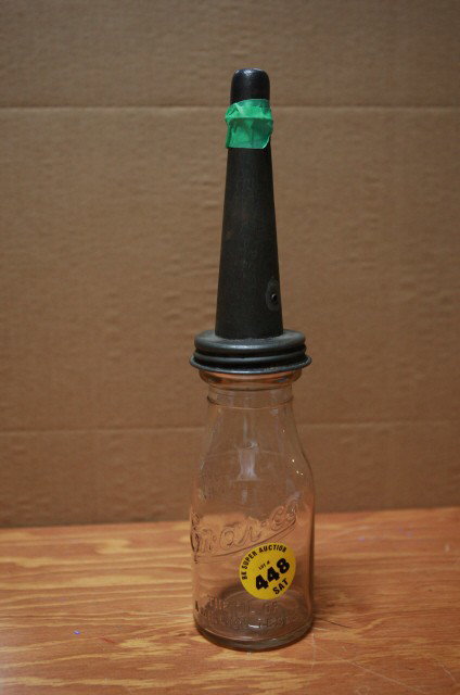En-ar-co pint oil bottle: En-ar-co pint oil bottle
