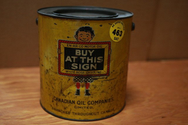 En-ar-co grease tin: En-ar-co grease tin
