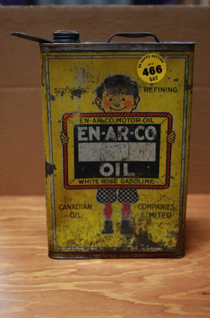 En-ar-co oil tin: En-ar-co oil tin