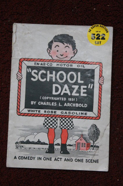 En-ar-co booklet - School play: En-ar-co booklet - School play