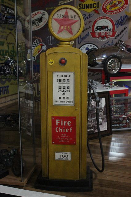 WOODEN GAS PUMP CABINET: WOODEN GAS PUMP CABINET NOT OLD