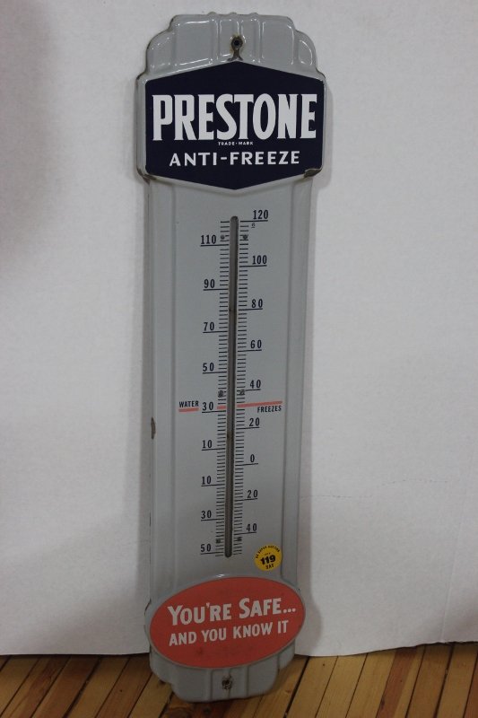 porcelain prestone thermometer: porcelain prestone thermometer