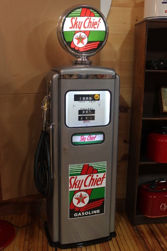 texaco sky chief tokheim gas pump: texaco sky chief tokheim gas pump