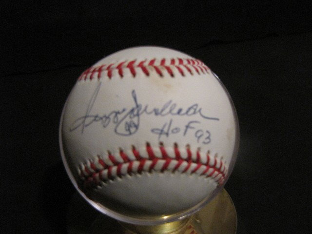 Autographed baseball: Reggie Jackson HOF 93 Rawlings Official American League ball