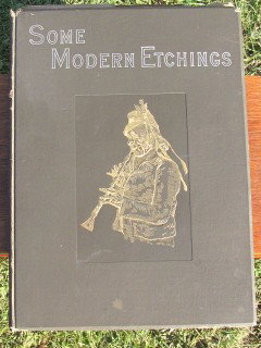 Book , "Some Modern Etchings", 1884: Book , "Some Modern Etchings", 1884, w/ original plates by McCutchean, Satterlee, Waller, Champney, Monks and others.