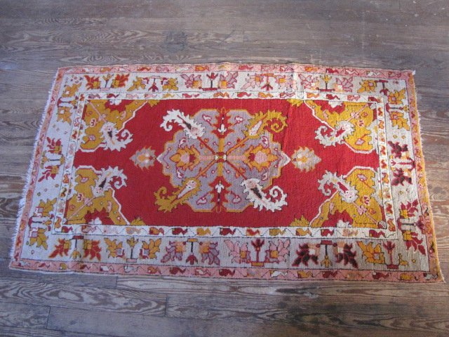 Carpet, antique Turkish, 3'3" x 5'6": Carpet, antique Turkish, 3'3" x 5'6"