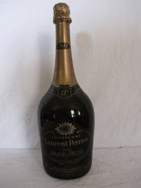 Early bottle Laurent Perrier champagne, sealed: Early bottle Laurent Perrier champagne, sealed