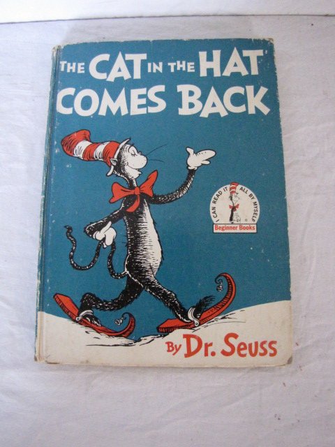 Early childs book, Dr. Seuss 1958 first edition: Early childs book, Dr. Seuss 1958 first edition, The Cat In The Hat Comes Back