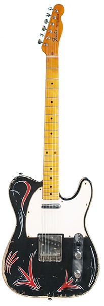 Hot Rod Telecaster Guitar (Fantasy): Hot Rod Telecaster Guitar Fantasy Fender in Hot-Rod Motif Made with new parts and then relic-ed to look used