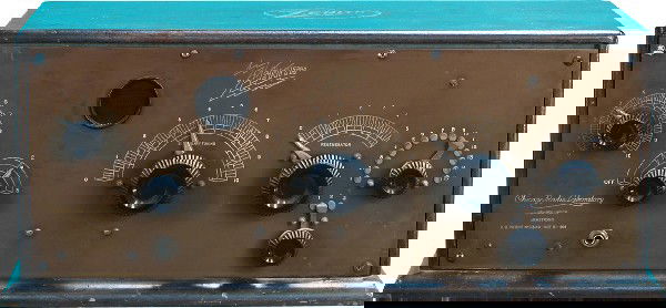 Early Countertop Zenith Radio c1919: Early Countertop Zenith Radio c1919 (works)