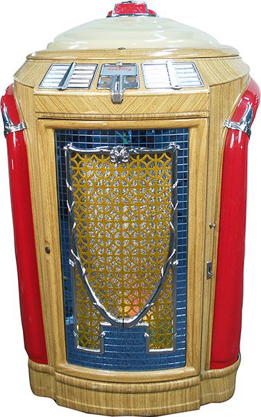 Seeburg Model 148-ML ""Trashcan"" Jukebox c1948: Seeburg Model 148-ML ""Trashcan"" Jukebox c1948, plays 78 RPM records