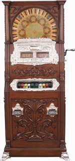 25 Cent Mills Duplex Upright Slot Machine
