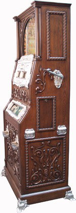 25 Cent Mills Duplex Upright Slot Machine - 3