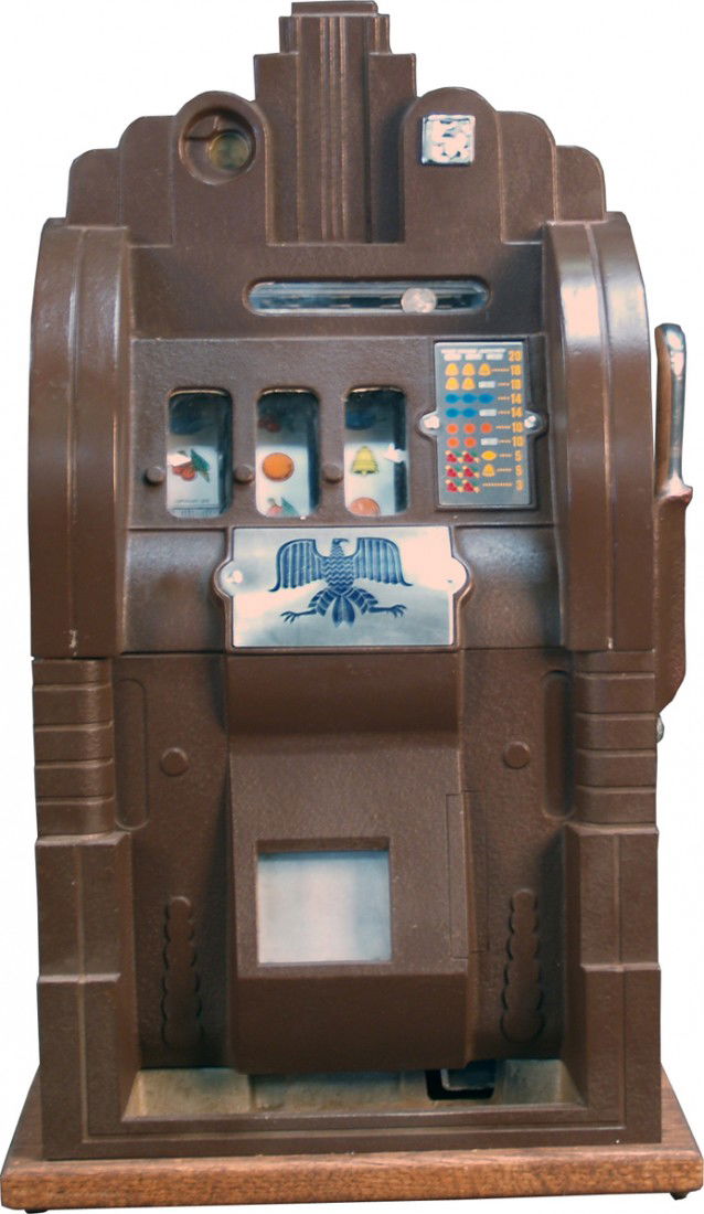 5 Cent Mills Extraordinary Jackpot Slot Machine: 5 Cent Mills Extraordinary Jackpot Slot Machine w/ keys