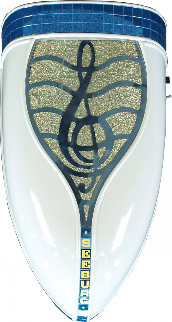 Large Wall Mount Seeburg Teardrop Shaped Remote J: Large Wall Mount Seeburg Teardrop Shaped Remote Jukebox Speaker