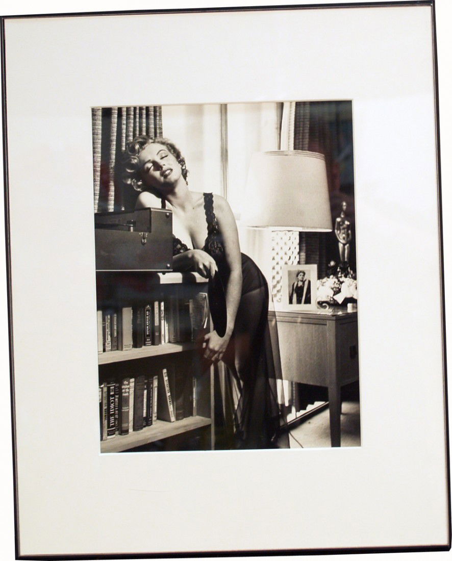 Marilyn Monroe "Listening To Music" Black & White: Marilyn Monroe "Listening To Music" Black & White Print by Philippe Halsman, the photo was taken in 1952 and printed from original negative by Halsman's wife when he died in 1981 numbered 52/250 in fr