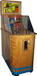 432: 25 Cent Floor Model Wood Case "Old Time Basketball