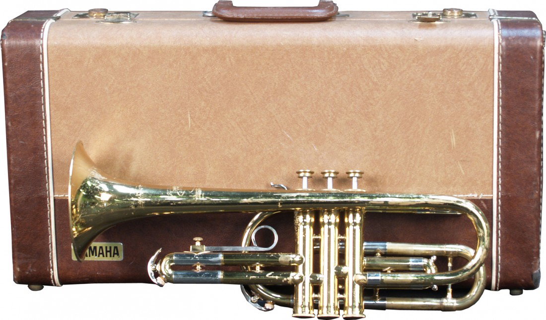 Yamaha Coronet Musical Instrument: Yamaha Coronet Musical Instrument in original carrying case