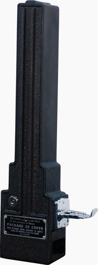 25 Cent Wall Mount Cast Aluminum "Twintex" Latex C: 25 Cent Wall Mount Cast Aluminum "Twintex" Latex Condom Vending Machine by World Products Co. w/ keys