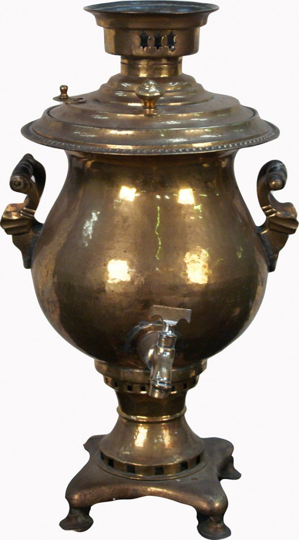 Early Copper Distiller w/ Spigot: Early Copper Distiller w/ Spigot stamped M.IBRAHIM AMRITSAR