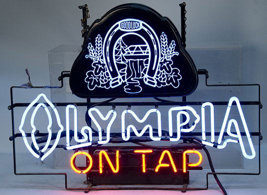 オリンピア OLYMPIA アメリカン ヴィンテージ BAR ネオン ライト Olympia Beer On Tap