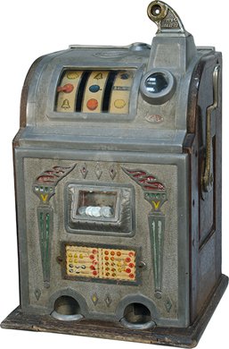 5 Cent O.D. Jennings/Pace MFG. Torch Front Slot M: 5 Cent O.D. Jennings/Pace MFG. Torch Front Slot Machine c1932 (as is), in original condition