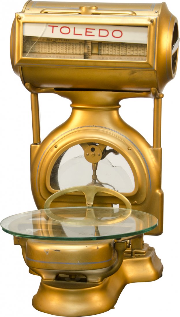 Vintage Toledo Barrel Scale Style 383AV: Vintage Toledo Barrel Scale Style 383AV by Toledo Scale Co. Toledo, OHIO, USA. (needs some work)