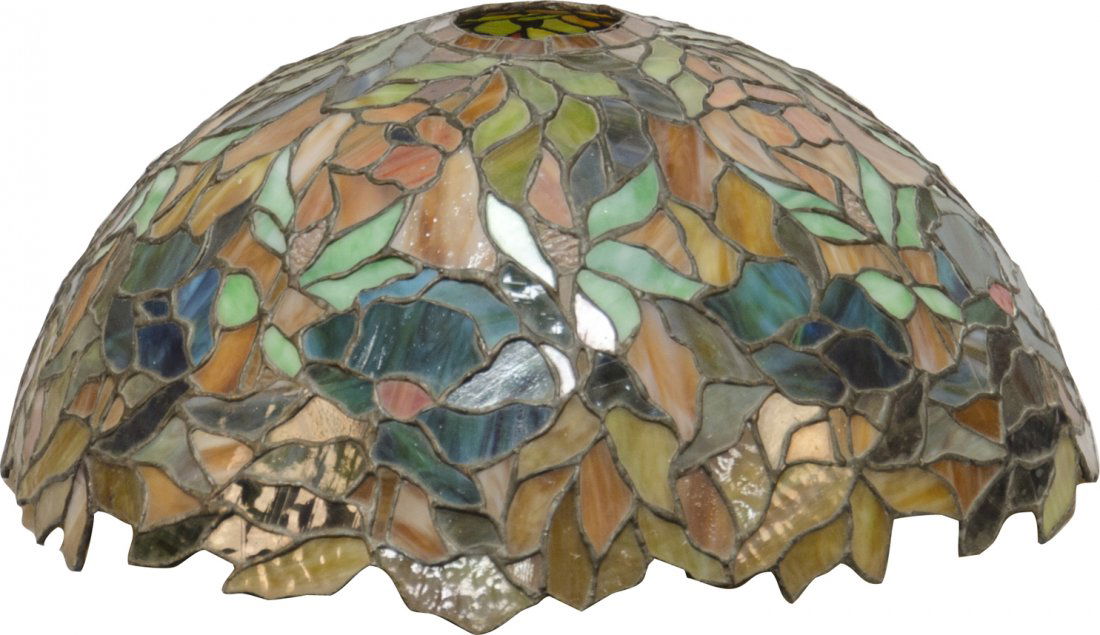 Stained Glass Light Shade - 19" diameter: Stained Glass Light Shade - 19" diameter