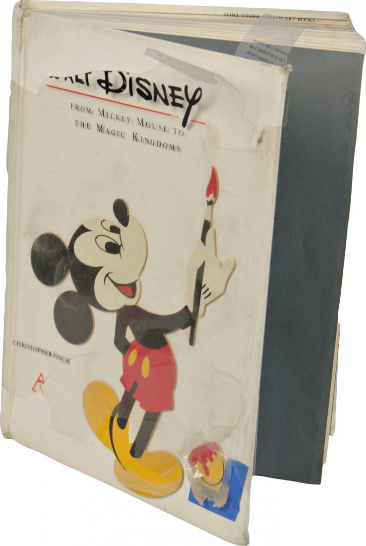 "The Art of Walt Disney: From Mickey Mouse to the : "The Art of Walt Disney: From Mickey Mouse to the Magic Kingdoms" Book By Christopher Finch and published in 1973 by Harry N. Abrams, Inc. New York, some repair to outer plastic cover