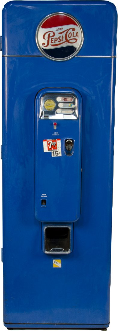 15 Cent Pepsi-Cola VMC-SA144 3-Column Vending Mach: 15 Cent Pepsi-Cola VMC-SA144 3-Column Vending Machine w/ key