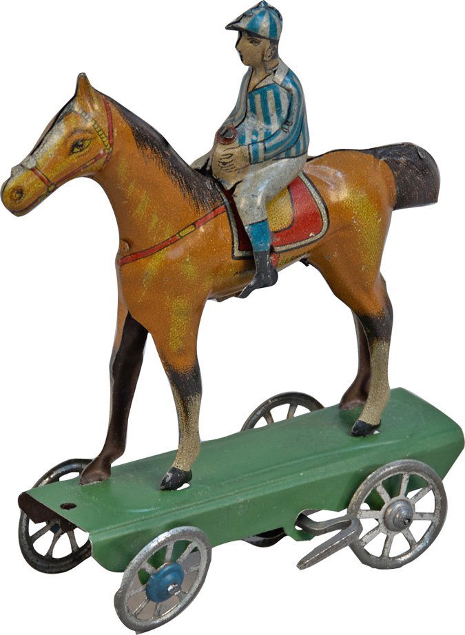 Jockey On Horse Mechanical Toy