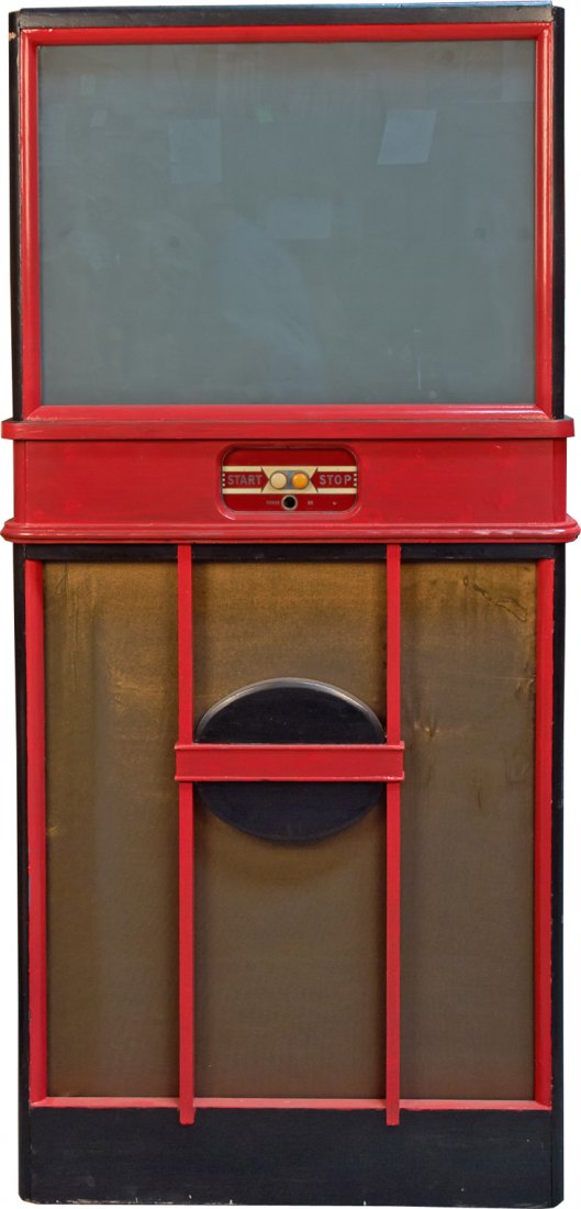 Mills Novelty Early Panoram Floor Console Machine: Mills Novelty Early Panoram Floor Console Machine, Plays 16 mm "Soundies", Film included, Original, Restored, Very rare