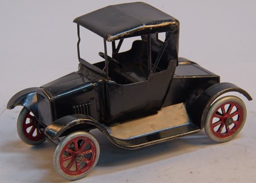 Early Buddy "L" Cast-Iron Flivver Roadster Model-T Seri: Early Buddy "L" Cast-Iron Flivver Roadster Model-T Series c1925-27 - 11"l