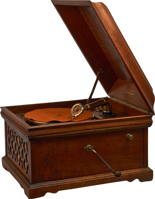 Early Silvertone Tabletop Model Phonograph