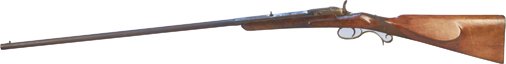 German Blackbird 8.35 mm Cal. Single Shot Rolling Block: German Blackbird 8.35 mm Cal. Single Shot Rolling Block Shotgun c1891-1939, Wooden stock w/ checkered detail, Combination octagon & cylinder barrel, Comes w/ canvas cover. THIS GUN REQUIRES A FFL OR C