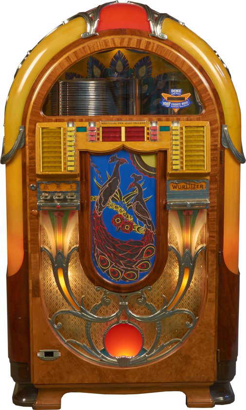 Wurlitzer Model 850 "Peacock" Jukebox, c1942