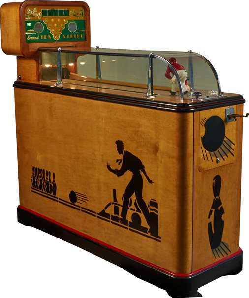 5 Cent Evans "Ten Strike" Arcade Bowling Skill Game
