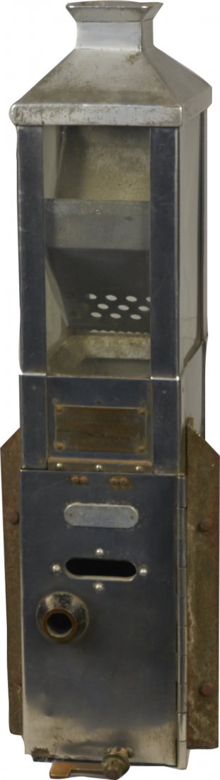 The Macdonald MFG. Co. No. 614 Bus Fare Token Box: The Macdonald MFG. Co. No. 614 Bus Fare Token Box, Cleveland, Ohio - 8" x 8" x 26"