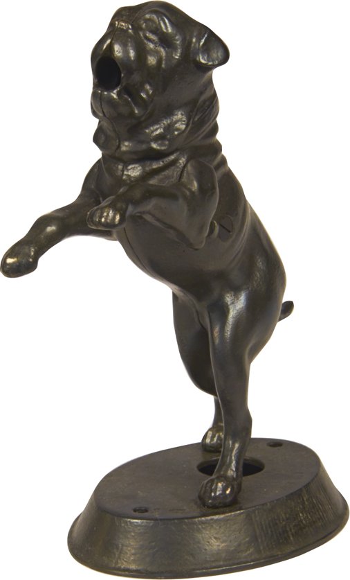 Bulldog Figural Countertop Cigar Cutter: Bulldog Figural Countertop Cigar Cutter, Dog is on hind legs, Push paw of front leg down to cut cigar in dog's mouth