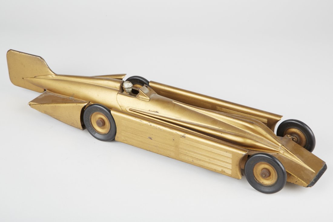 Kingsbury Golden Arrow PressedSteel Toy Race C