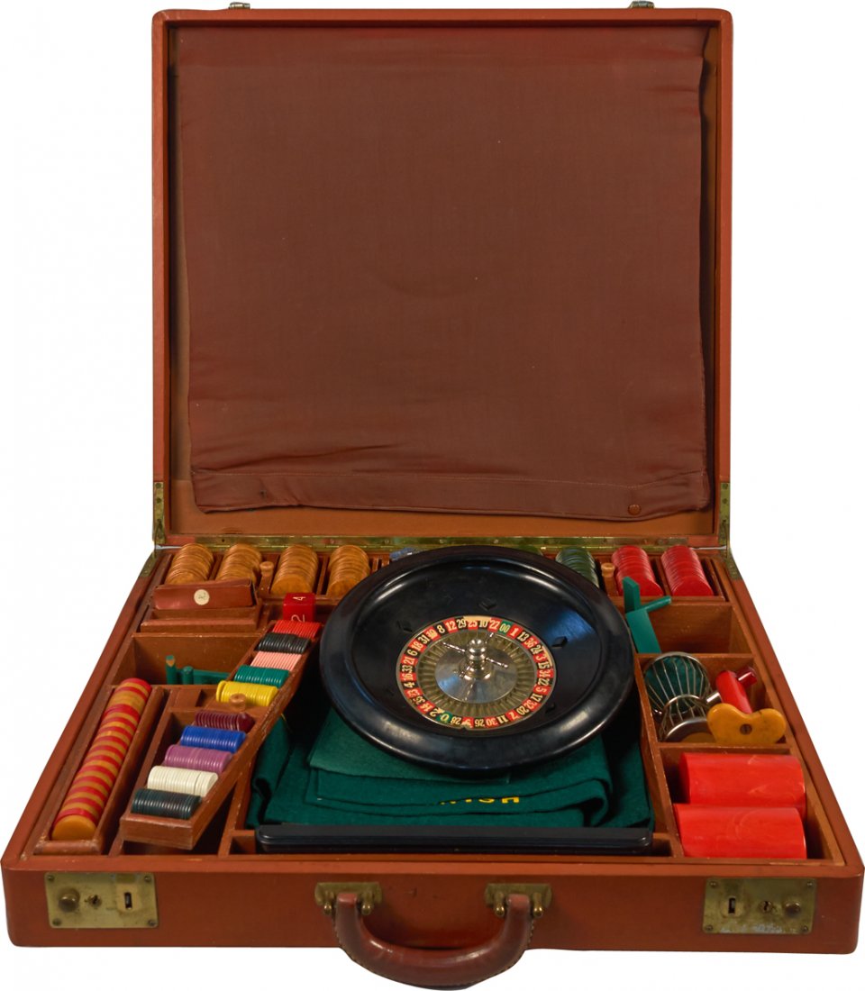Traveling Misc. Gambling Games In Carrying Case