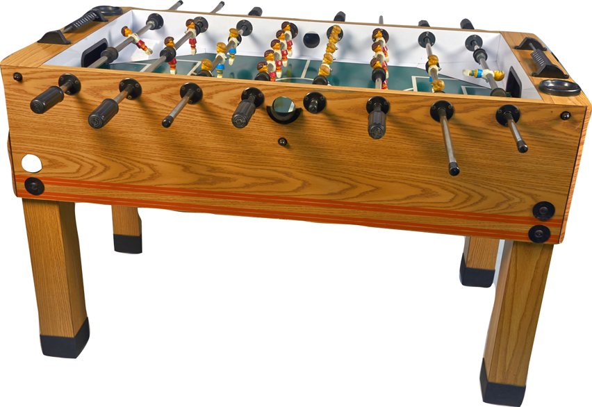 Table Foosball 2-Player Floor Arcade Game: Table Foosball 2-Player Floor Arcade Game - 55" x 29" x 34"h