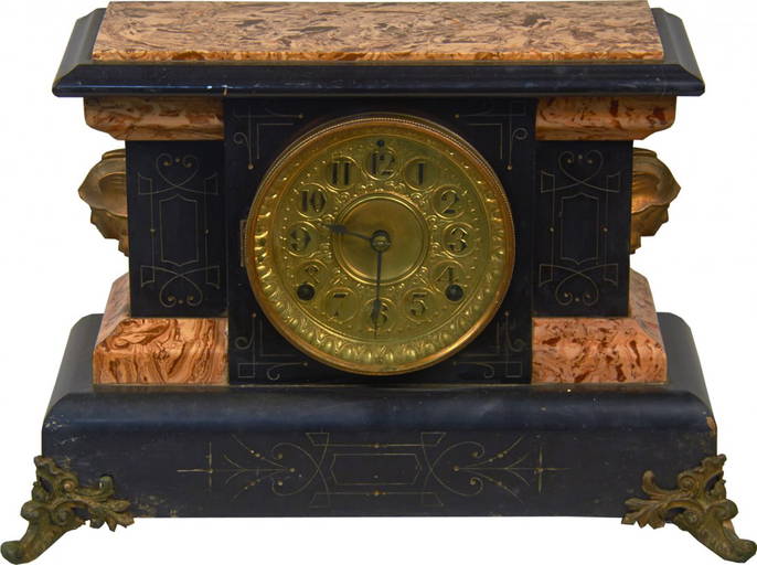 Antique Ornate Mantel Clock