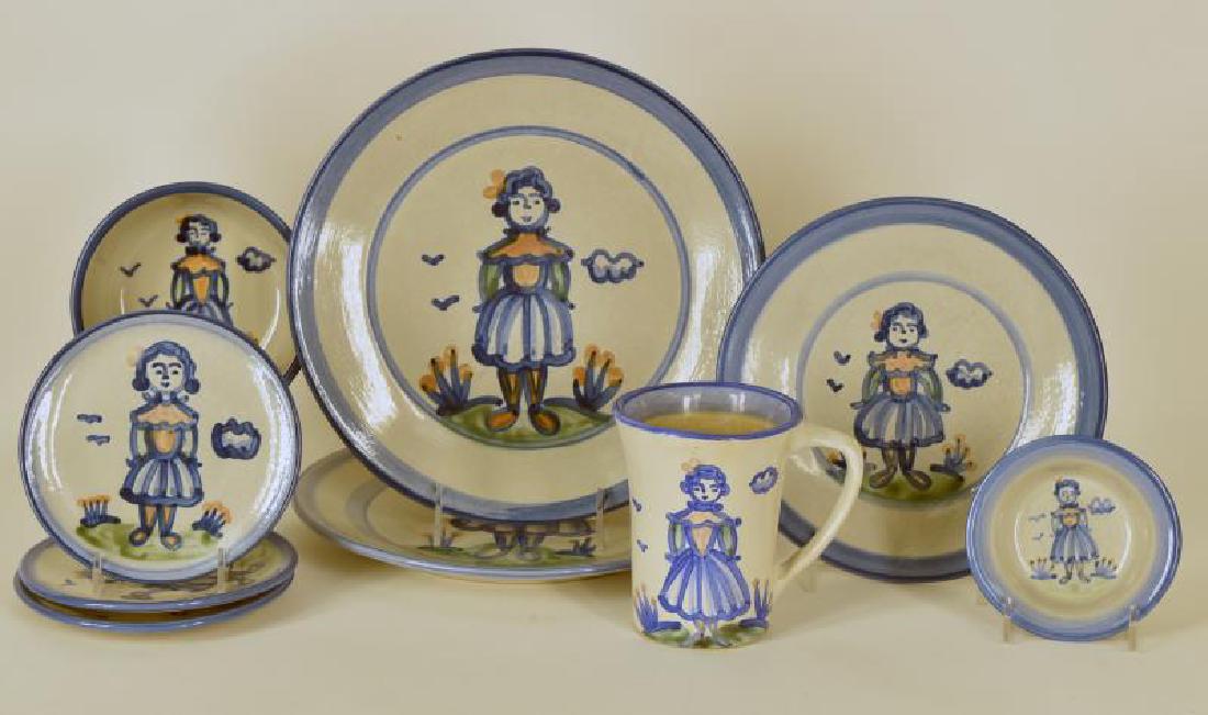 Collection Of M A Hadley Farmers Wife Pottery (1 of 1)